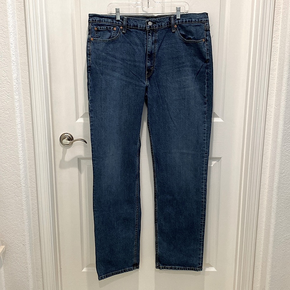 Men’s Levi’s 514 Straight Fit Blue Jeans 42x36